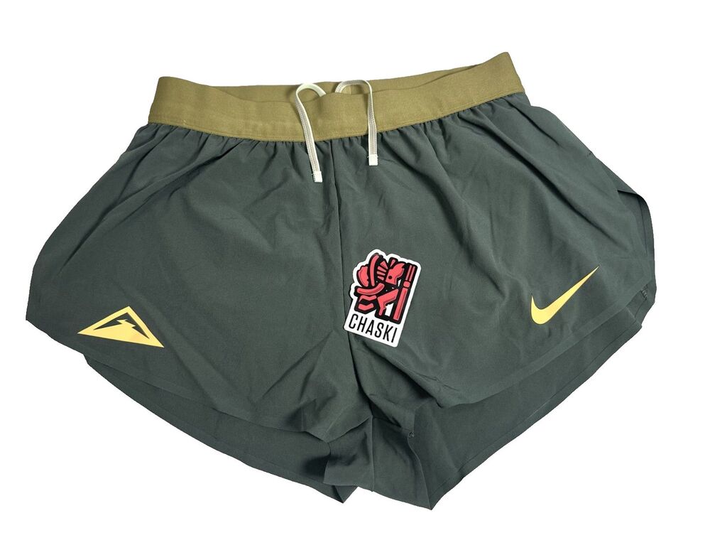 Nike Pro Elite 2” ADV trail Lined Running Shorts Men's Large FD5821 338 USA